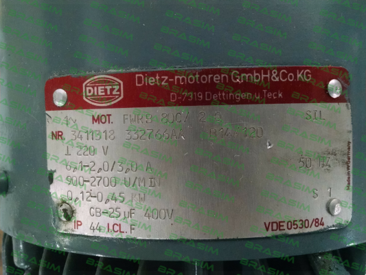 Dietz-Motoren- fwrb 80c/ 2 q obsolete, no replacement/alternative  price