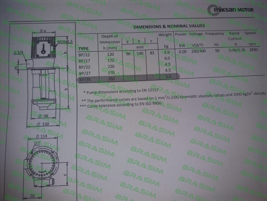 Miksan-CPE 35  price