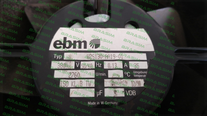 EBM Papst-W2S130-AA19-01 price