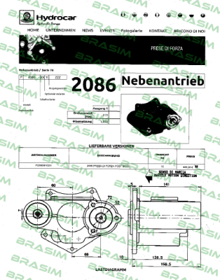 Hydrocar-Obsolete  2086 replaced by  P82M5P10294  + 199K0300000 price