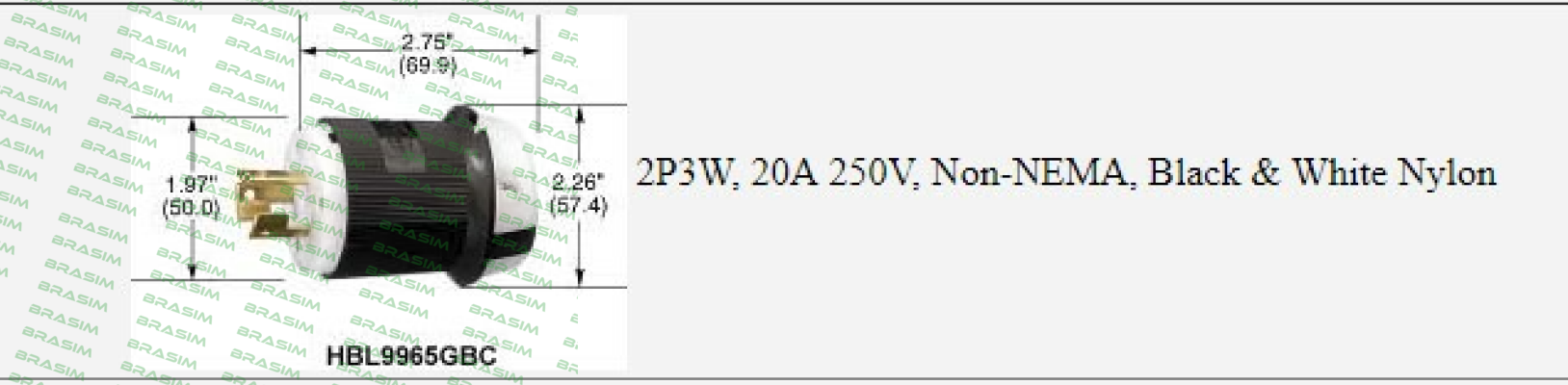 Hubbell-HBL9965GCB  price