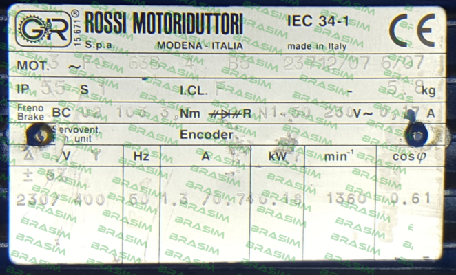 Rossi-FO 63B 4 B5 23712/07 6/07 - replaced by HBZ 63B 4 230.400-50 B5  price