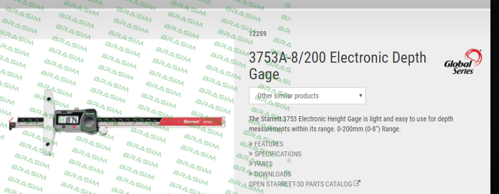 Starrett-3753A-8/200 price