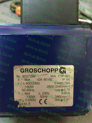 Groschopp-9227290 WK 1781401  price