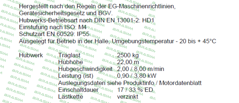 Stahl CraneSystems-ST 5025-8/2 1/1 price