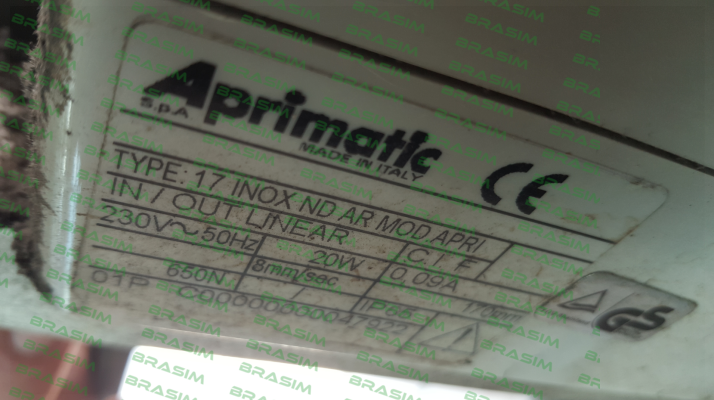 Aprimatic-ACTUATOR APRI 17-C.170 230V (ND) (43571/001) price