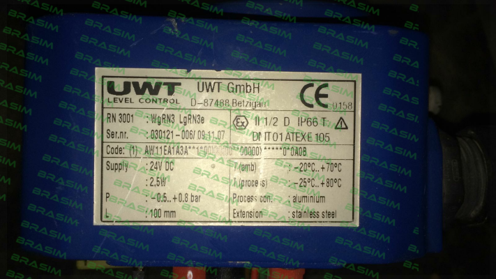 Uwt-Type: RN 3001 - AW11EA1A3A price