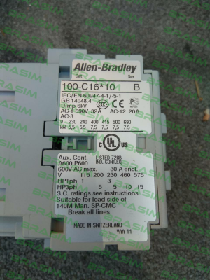 Allen Bradley (Rockwell)-100-С16*10  230V price