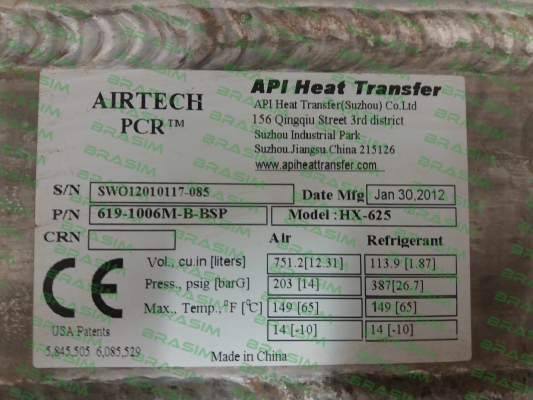 API Airtech-619-1006M-B-BSP OEM price