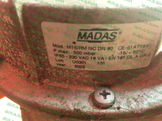 Madas-CX09C 008   M16/RM N.C. DN 80 price