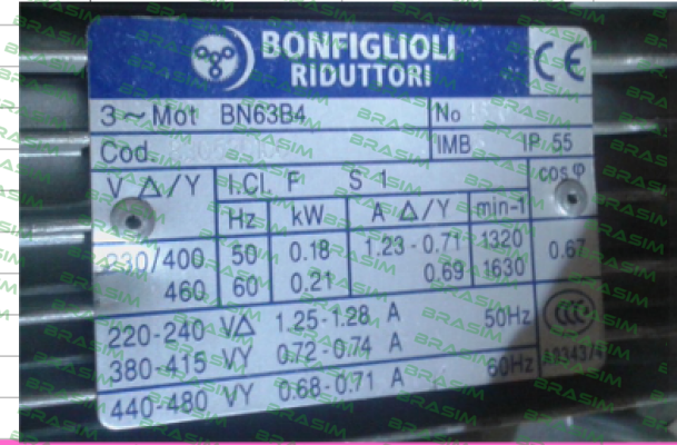 Bonfiglioli-BN 63B 4 B5 price