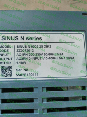 Sinus-SINUS N 0002 2S XIK2 price