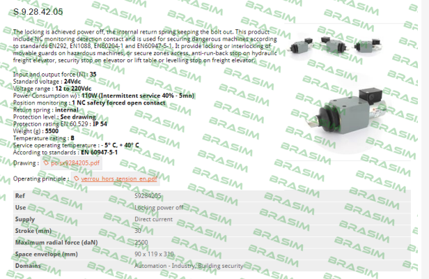 Mecalectro-1BS2820A55 price