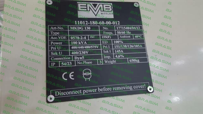 Emb-11012-180-60-00-012 OEM   price