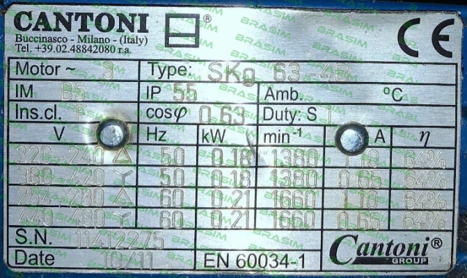 Cantoni-SKH 063B-4  price