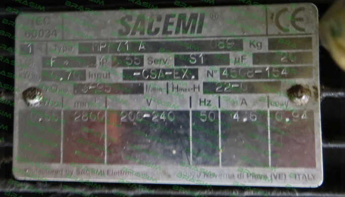 Sacemi-MP 71A № 4508-154  price