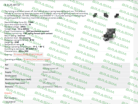 Mecalectro-S−.8.25−.BY.57 price