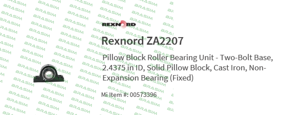 Rexnord-ZA 2207 price