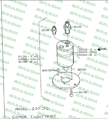 Comer Industries-GDS32C1F20  price