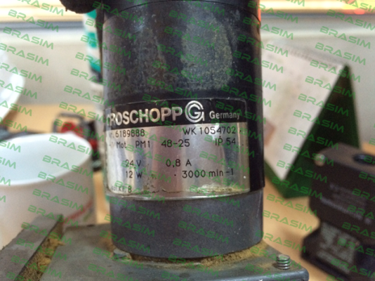 Groschopp-TYP: PM1 48-25, 24 V DC, 3000 U, 12 W, B14, IP54, MOTOR GEWICKELT NACH WK 1054702 - OEM price