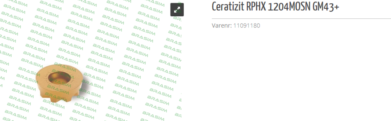 Ceratizit-RPHX 1204MOSN GM43+  obsolete replaced by  RPHX 1204MOSN CTPP235  price