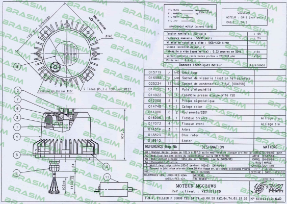 FMV-Lamel (now Ziehl Abegg)- MG030W06  price