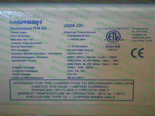 Mersen-USDK 237 price