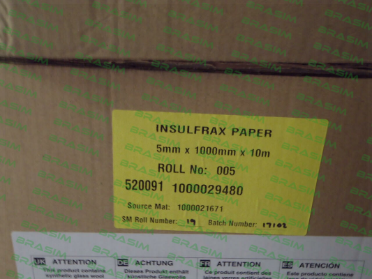 Unifrax-520091 1000029480 (51774) (1 roll=10m2)  price