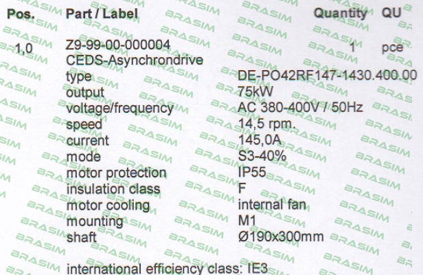 Ceds Duradrive-Type DE-PO42RF147-1430.400.00  price