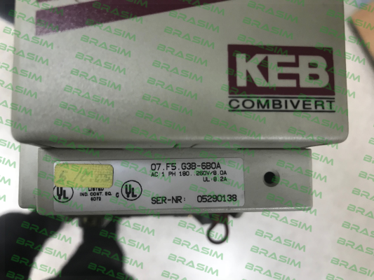 LAIPPLE KEB-07.F5.G3B-6B0A obsolete, another modell: 07F5C3B-0B0A  price