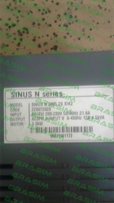 Santerno-SINUS N 0005 2S XIK2 price