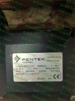 Pentek (Pentair)-Packing for 0.55M71H70T  price