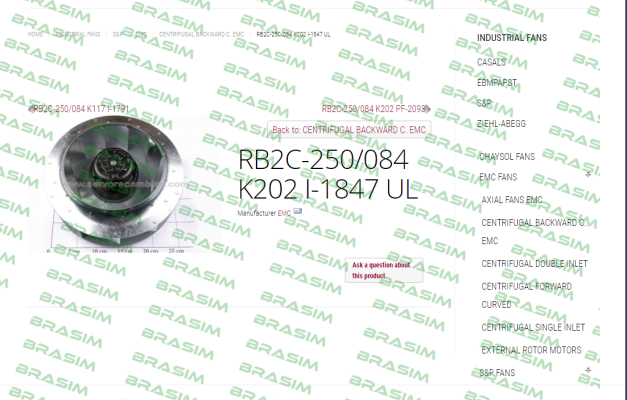 Emc-RB2C-250/084 K202 I-1847 price