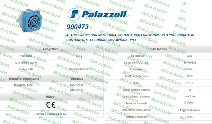 Palazzoli-P900473 price