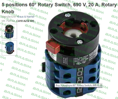 Kraus & Naimer-CA10 A232-600 E price