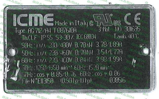 Icme Motor-AG 71Z/A4 T 0876110A  price