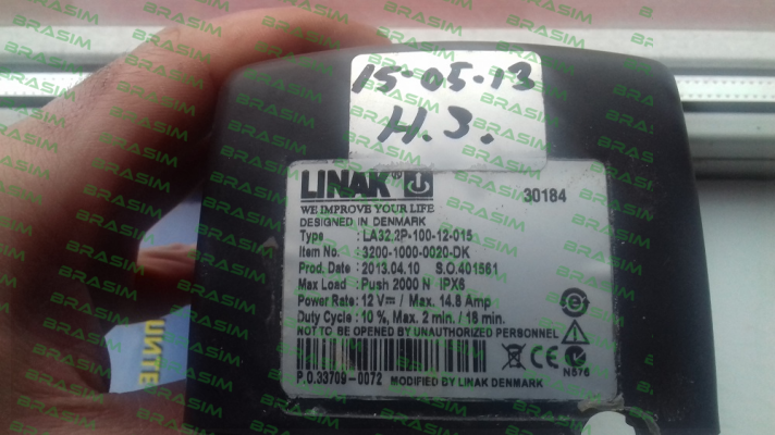 Linak-Type: LA32.2P-100-12-015   Item No. 3200-1000-0020-DK  (30184)  OEM price