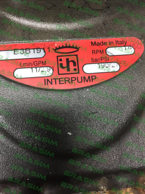 Interpump-Type E3B1911 price