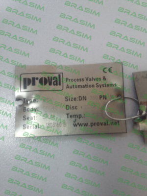 Proval-Type: V705  Serial:1303160 B DN350  price