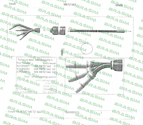 Dinse-METZ 562 (631356002) price