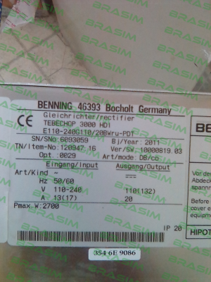 Benning-TEBECHOP 3000 HDI 110V 20A THD  price