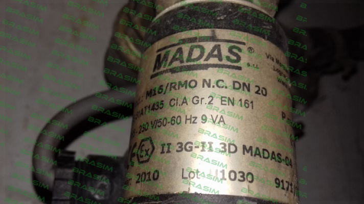 Madas-M16/RMO N.C. DN 20 price