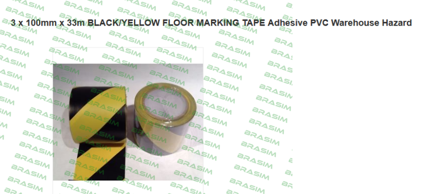 3M-Black/Yellow Vinyl Hazard Tape  price