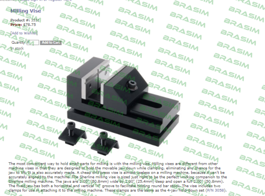 Sherline Products-3551  Milling Vise price