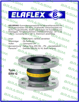 Elaflex-ERV-G 100x150.16 price