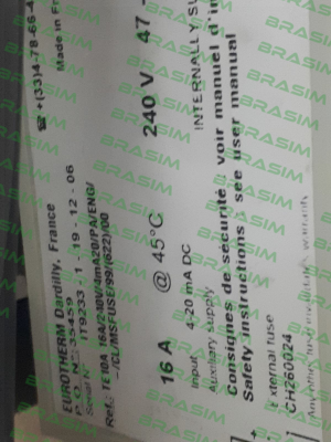 Eurotherm-TE10A/16A/240V/4mA20/PA/ENG/-/CL/MSFUSE/99/(622)/00 obsolete/replacement EFIT/16A/240V/4MA20/PA/ENG/SELF/CL/FUSE/-/ price