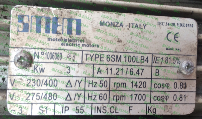 Smem-6SM 100LB4 obsolete, replaced by T3A100LB  price