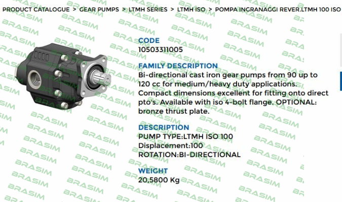 OMFB Hydraulic-105-033-11005 price