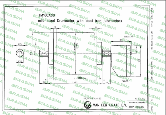 Van der Graaf-TM160A30-0410-1500  price