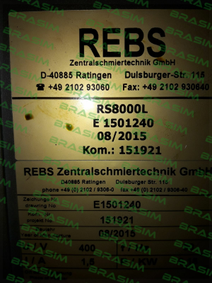 Rebs Zentralschmiertechnik-RS8000L  price